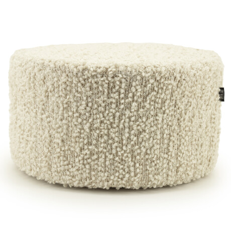 By-Boo Poef 'Vista' 60cm, kleur Off White