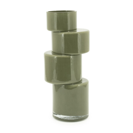 By-Boo Vaas 'Pila' Glas, kleur Mosgroen