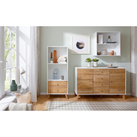 Home affaire Wandplank Rondo van massief hout met 1 plank, breedte 65 cm