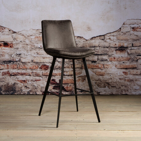 Tower Living barkruk 'Pamplona' (zithoogte 75cm), kleur antraciet