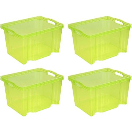 keeeper Organizer Franz Opbergbox, 13,5 L, hoogwaardige kunststof (set, 4-delig)