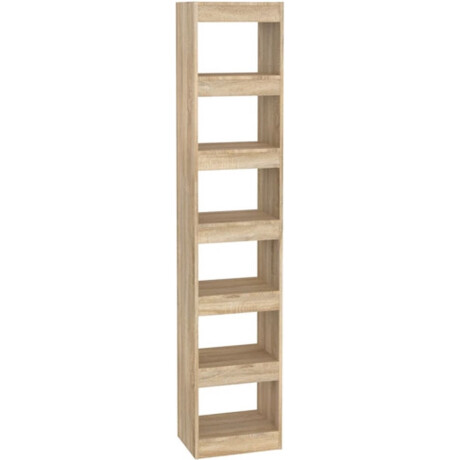 vidaXL - Boekenkast/kamerscherm - 40x30x198 - cm - sonoma - eikenkleurig