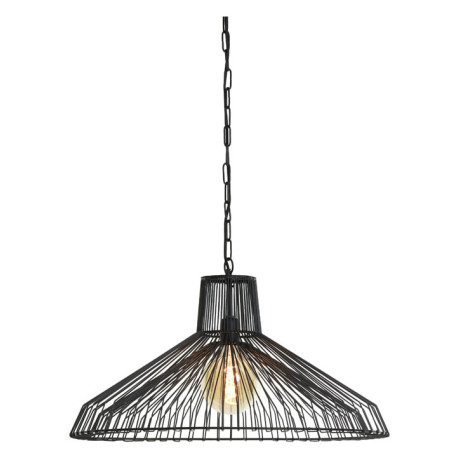 Light & Living Hanglamp 'Kasper' Ø65cm, kleur Mat Zwart