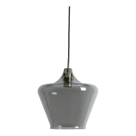 Light & Living Hanglamp 'Solly' Ø30cm, kleur Antiek Brons/Smoke