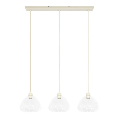Light & Living Hanglamp 'Bisho' 3-lamps, kleur Crème