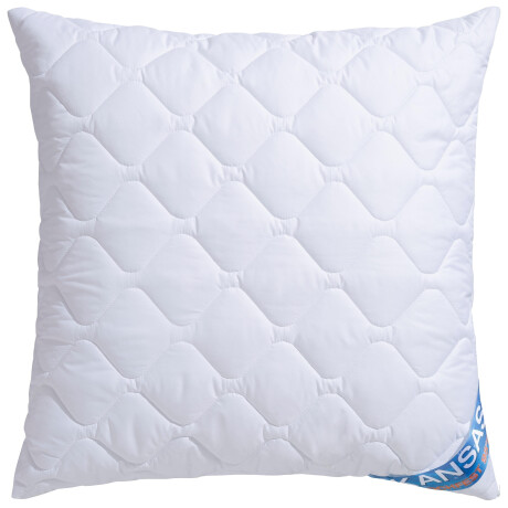 f.a.n. Frankenstolz Microfiberkussen Kansas, met katoenen hoes en rits in 40x80 of 80x80 cm, hoofdkussen van microvezel, made in germany