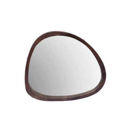 Brix Spiegel 'Joy' Mangohout, 70 x 80cm, kleur Walnoot