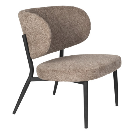 ZILT Fauteuil 'Ondrea' kleur Bruin
