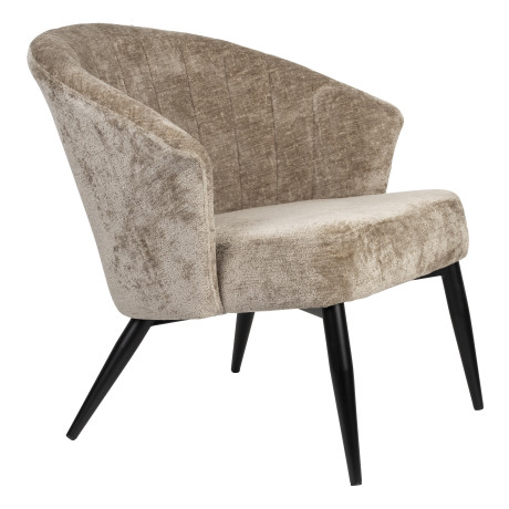 Dutchbone Fauteuil 'Georgia' kleur Beige