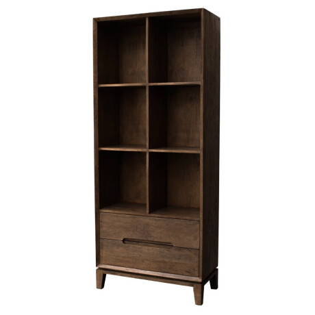 Livingfurn Boekenkast 'Cortez' Mangohout, 200 x 83 cm