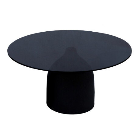 Brix Ronde Bijzettafel 'Isa' Glas en staal, 70cm