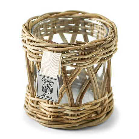 Rivièra Maison Windlicht 'Votive' Rotan en glas