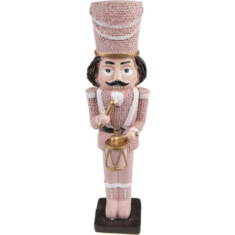 Clayre & Eef Beeld Notenkraker 20 cm Roze Kunststof