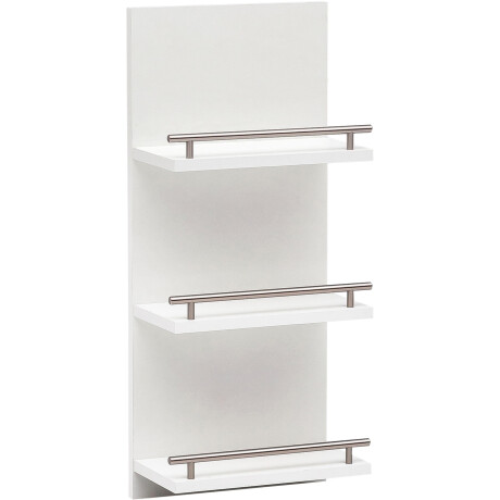 Schildmeyer Wandplank Nikosia Breedte 30 cm, 3 plateaus, met metalen reling