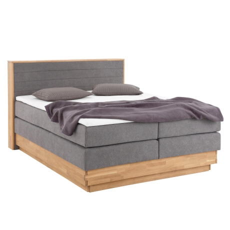 Home affaire Boxspring Cavan Eiken, met bedkist & topmatras, verschillende hardheden (ook H4)