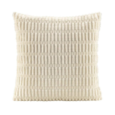 1+1 Gratis Leen Bakker - Sierkussen Ryk - Off-white- 45x45 Cm - Polyester - Wit - 10x45x45 Cm