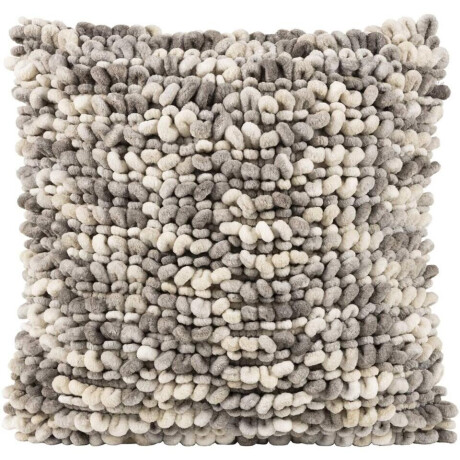 1+1 Gratis Leen Bakker - Sierkussen Iep - Grijs/zand - 45x45 Cm - Polyester/Katoen - Beige#Grijs