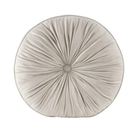 1+1 Gratis Leen Bakker - Matraskussen Olivia - Ø45x10 Cm - Velvet - Beige