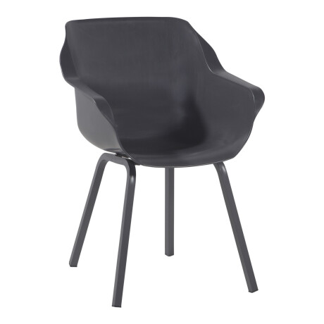 Hartman Tuinstoel 'Sophie' met armleuning, kleur Antraciet