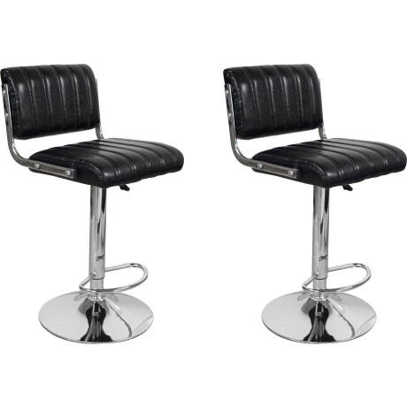 Kayoom Kinderstoel Barkruk Midnight 725 2-delige set, in leerlook barkruk onderhoudsvriendelijk, in hoogte verstelbaar, comfortabel, draaibaar (set, 2 stuks)