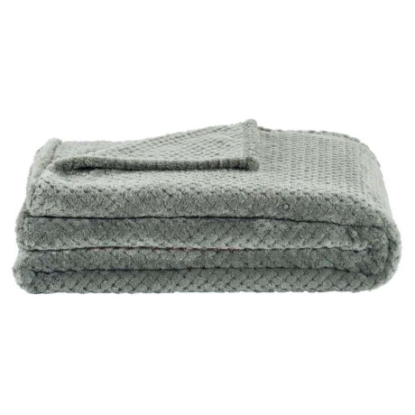 1+1 Gratis Leen Bakker - Plaid Ilona - 130x170 Cm - Polyester - Groen