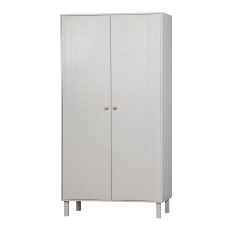 WOOOD Kledingkast 'Madu' 195 x 100cm, kleur Wolkengrijs
