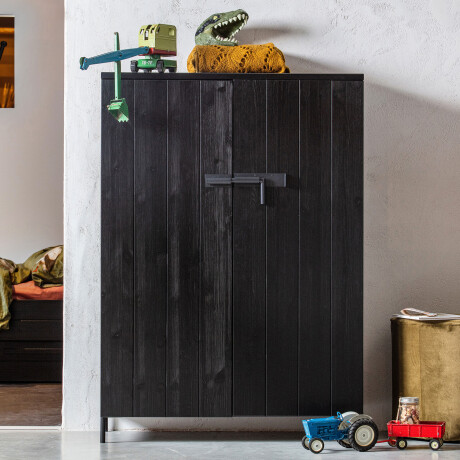 WOOOD Opbergkast 'Bruut' kleur Zwart