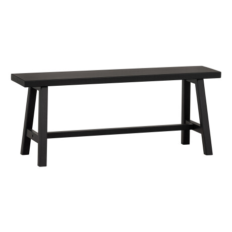 WOOOD Eetkamerbank 'Imme' Grenenhout 110cm, kleur Zwart