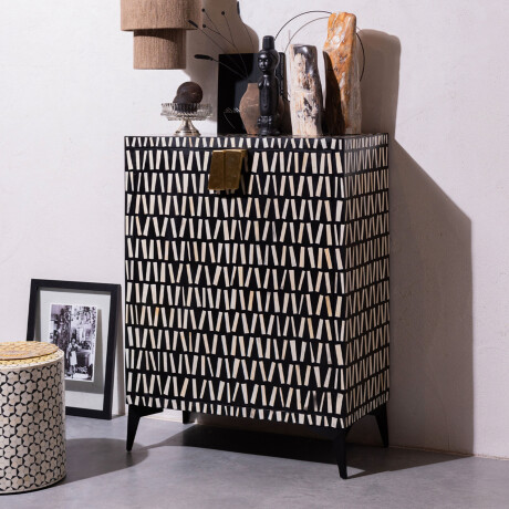 WOOOD Opbergkast 'Menne' Mangohout, 108 x 81cm