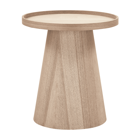 WOOOD Ronde Bijzettafel 'Maud' 45cm, kleur Naturel