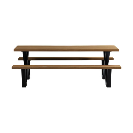 WOOOD Picknicktafel 'Tablo' kleur Naturel