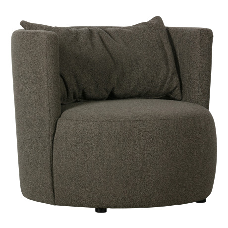 vtwonen Fauteuil 'Explore' Bouclé, kleur Bruin