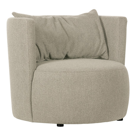 vtwonen Fauteuil 'Explore' Bouclé, kleur Naturel