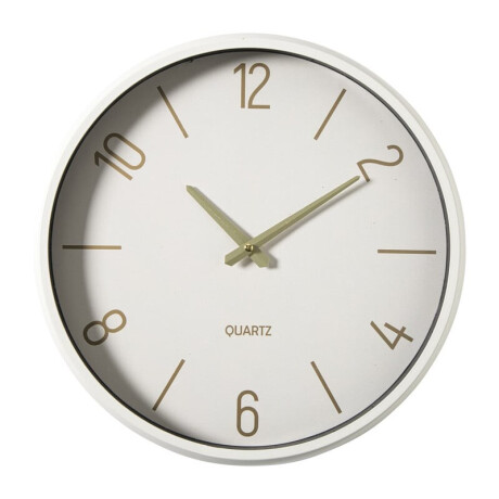 Wandklok - beige - ø37 cm