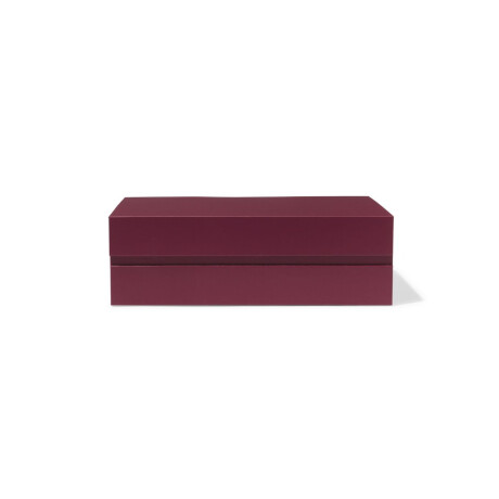 HEMA HEMA Doos Met Magnetische Deksel A5 Karton Donkerrood