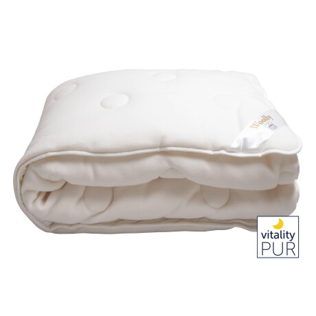 4-seizoenen dekbed met 50 x 70 kussen Woolly | Vitality Pur