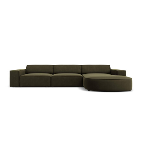4-zits hoekbank Jodie velvet Chaise Longue rechts | Micadoni Limited Edition