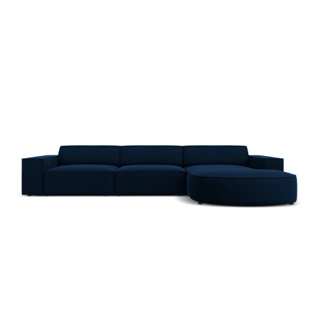 4-zits hoekbank Jodie velvet Chaise Longue rechts | Micadoni Limited Edition