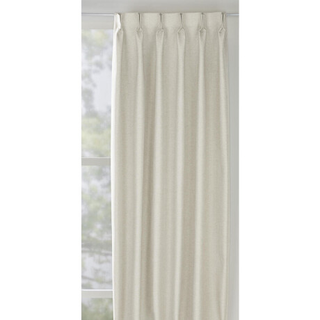 40% korting - Leen Bakker - Gordijnstof Nox Verduisterend - Off-white - Acryl/Gerecycled Kunststof/Polyester/Nylon - Crème#Wit#Beige - B150 Cm