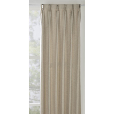 Leen Bakker - Gordijnstof Luna - Champagne - Polyester/Gerecycled Kunststof/Viscose - Goudkleurig#Beige - B150 Cm