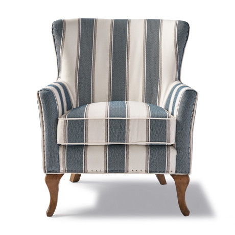 Fauteuil Cavendish, Blue stripe