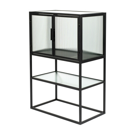 Dutchbone Opbergkast 'Boli' Glas en metaal, 90 x 60cm