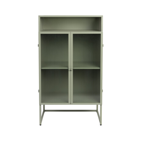 ZILT Vitrinekast 'Lislie' 105 x 60cm, kleur Groen