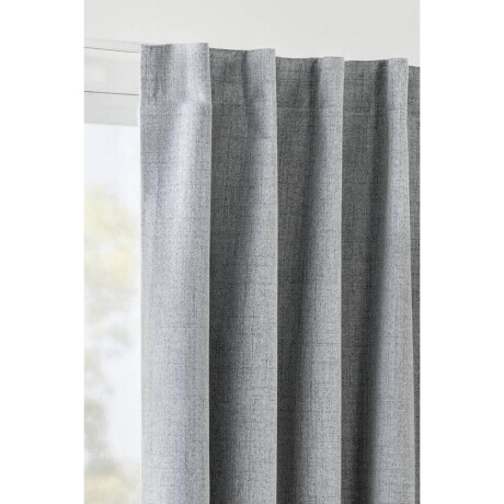 Leen Bakker - Gordijn Lana - Licht - 135x280 Cm (1 Stuk) - Polyester - Grijs