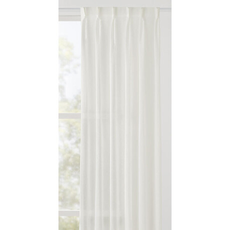 Leen Bakker - Inbetween Jolanda - Linnen/Polyester/Gerecycled Kunststof - Wit - H297 Cm