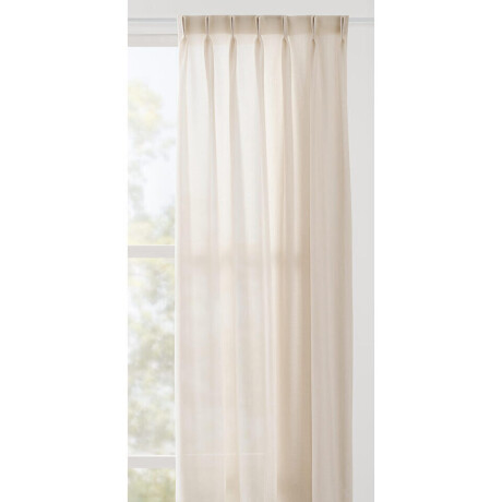 Leen Bakker - Inbetween Liam Transparant - Ecru - Polyester - Roze - H297 Cm