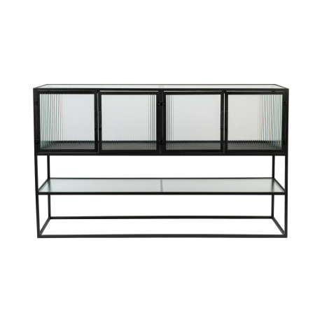 Dutchbone Dressoir 'Boli' Glas en metaal, 150cm