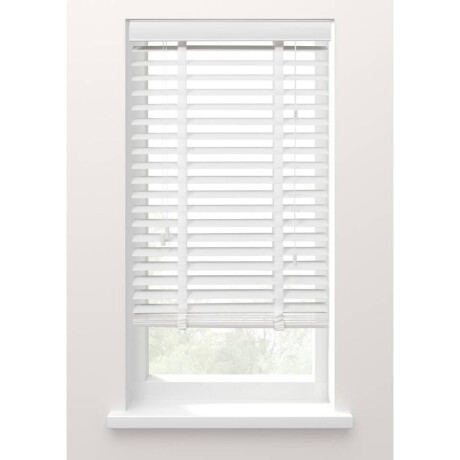 Leen Bakker - Fenstr Jaloezie 50 Mm - 220x180 Cm - Hout - Wit