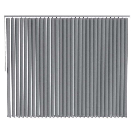 25% korting - Leen Bakker - Fenstr Lamellen Stof Milaan Verduisterend - Licht (20008) - Polyester - Grijs