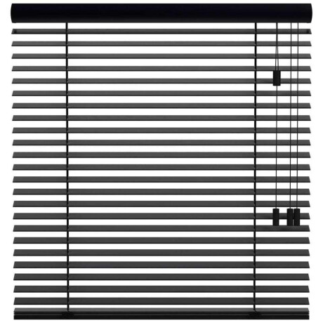 Leen Bakker - En Jaloezie 50mm - (15012) - Hout - Zwart - 120x10x10 Cm